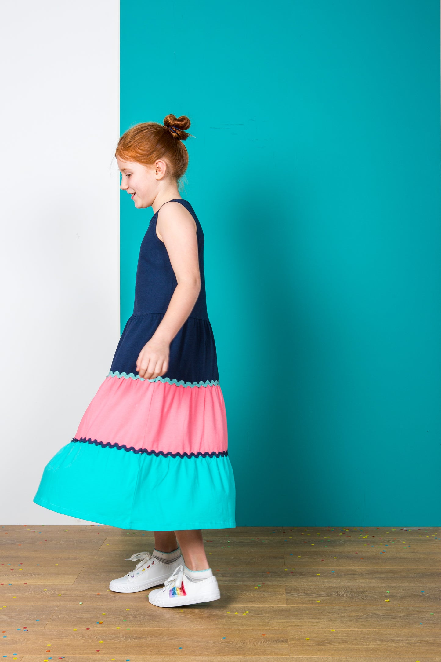 Twirl Dress - Colour Block