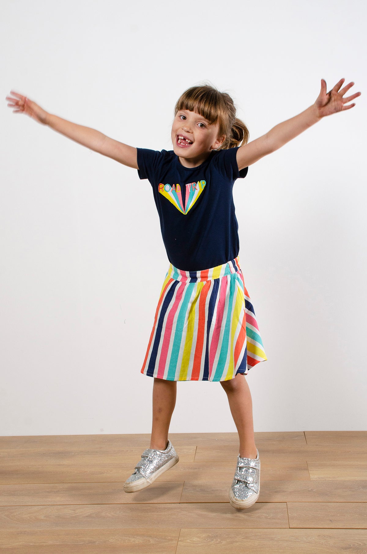 Twirl Skirt - Multi Stripe